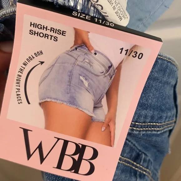 YMI WannaBettaButt? High Rise Jean Shorts - Picture 6 of 6